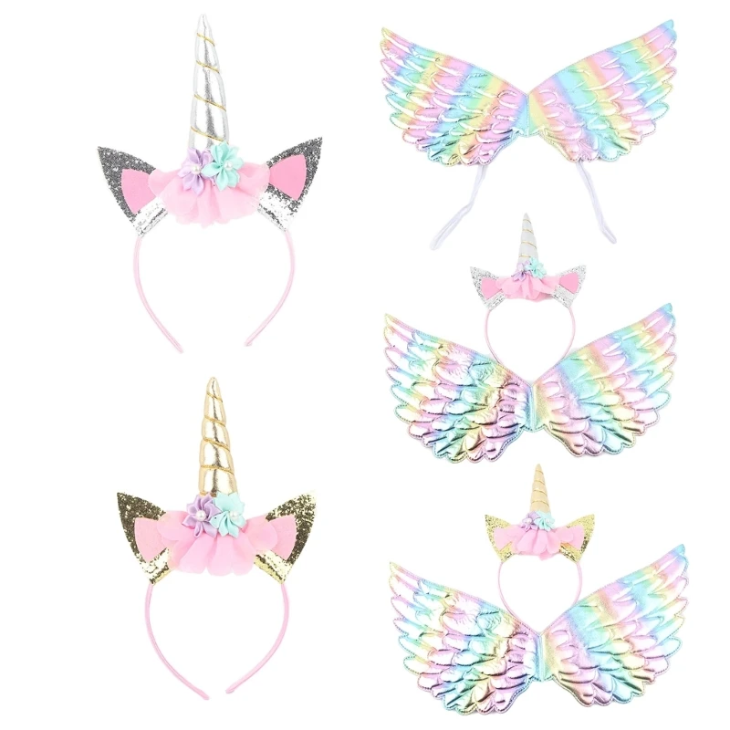 

A2ES Hairband Wing Costume for Girls Children Dress Up Wing