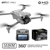 4K Dual Cameras 4.3-inch Screen Control Brushless WiFi Professional Aerial Photography Quadcopter 2026 New GT50 Mini Drone with