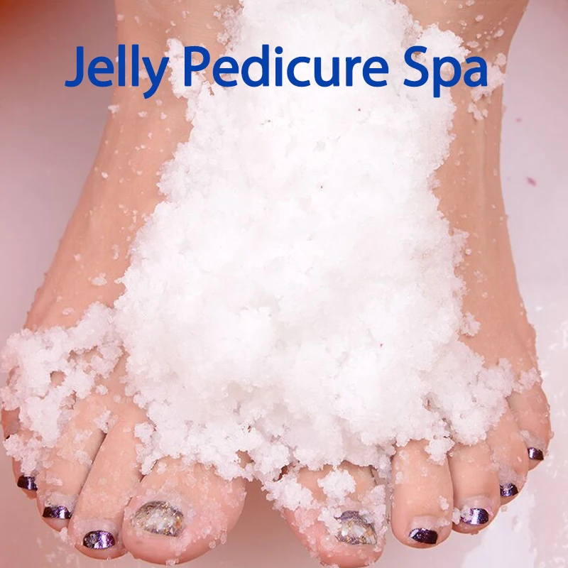 500g Jelly Spa Pedicure Foot Soak Massage Moisturizing Foot Salt Foot Jelly Care