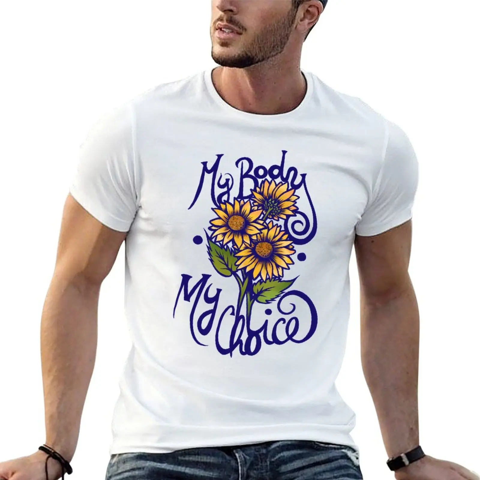 

My Body My Choice T-shirt graphics oversized quick drying mens t shirts pack