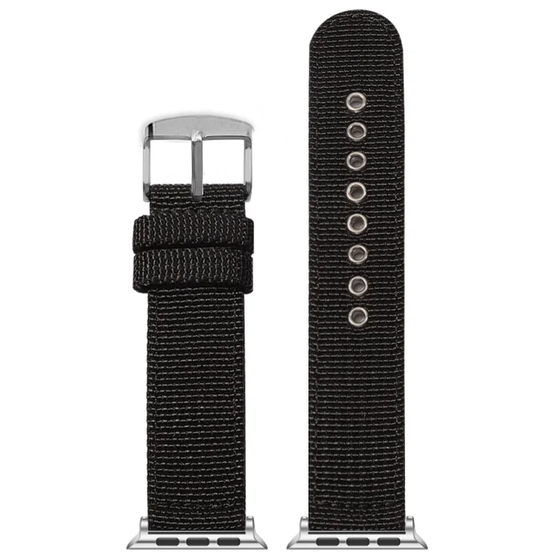 Stylish Canvas Nylon Band with Butterfly Buckle