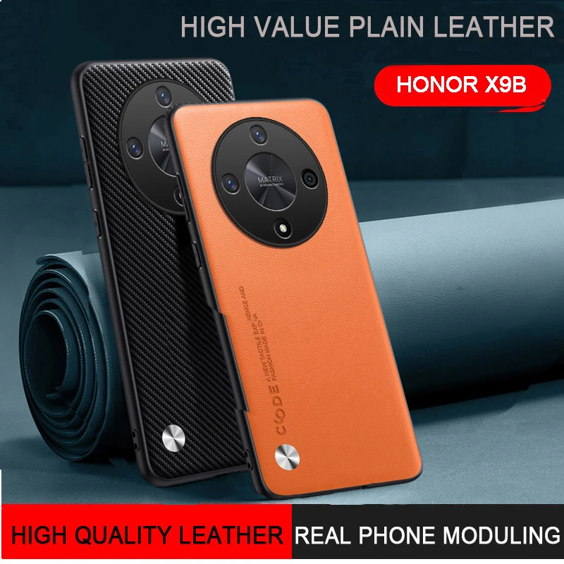 Per Huawei Honor X9B Custodia In Pelle Tinta Unita Tpu Cover In Puro Colore Custodia Antiurto Per Telefono Huawei Honor X9B/Honor X8B/Honor X7B Coques