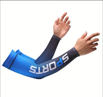 Outdoor Sun Protection Minimalist Men's Breathable Arm Protectors European And American Ice Mask Patterns, Versatile Sleeve 2