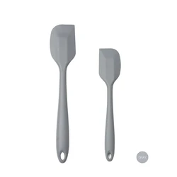 Premium Silicone Spatula Duo - Nonstick, Seamless, Dishwasher Safe (CG02-SG02)