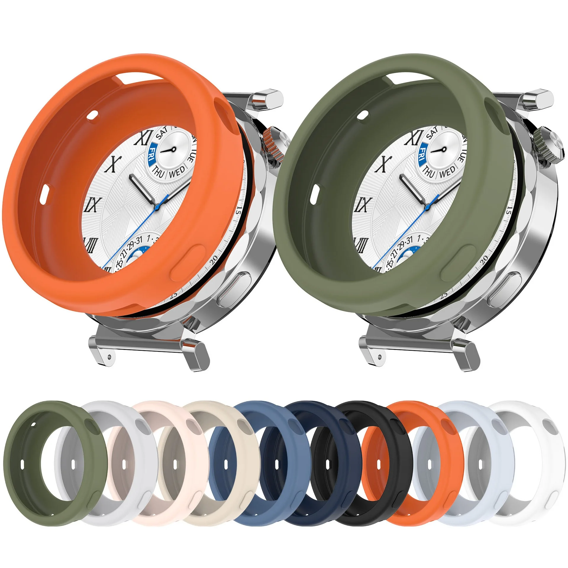 Premium Silicone Watch Case - Soft Protective Cover and Accessory