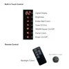 48 Inch Electric Fireplace , Wall Mounted Electric Fireplace with Remote and Multi Color Flame & Emberbed,1400W Stove Fireplaces 6