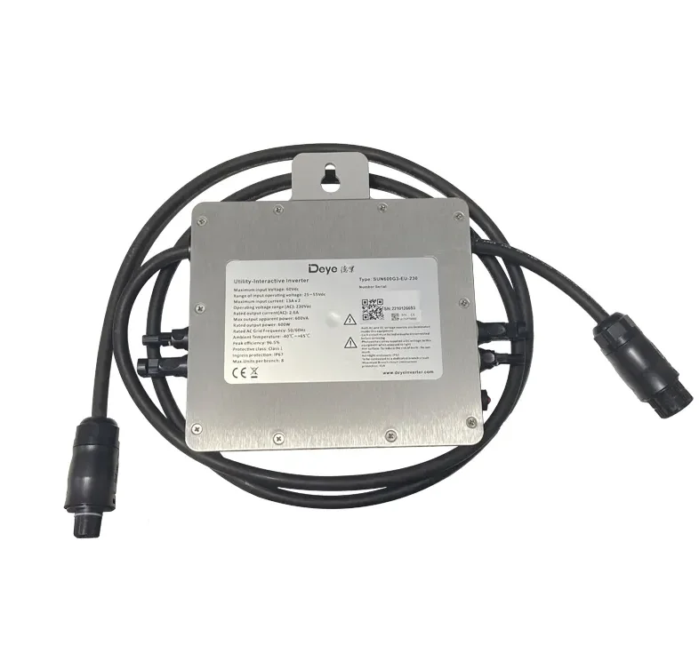 Deye Solar On Grid Micro Inverter 600W 800W 1000W 2000W Sun800G3-Eu-230