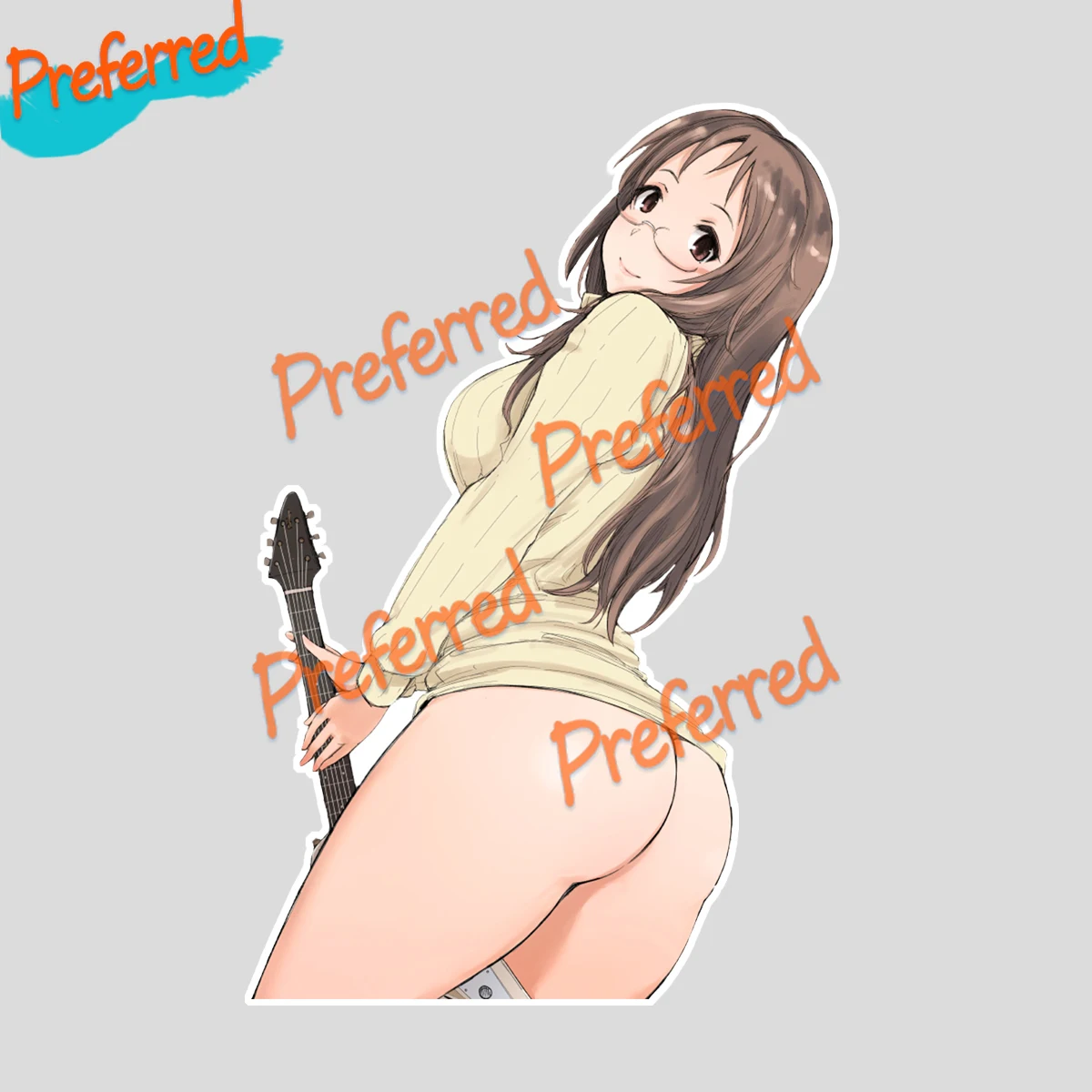 Darling In The Franxx 002 Zero Two Anime Naked Version Guitar Sex Girl  Sticker Decal For Your All Cars Toolbox Window Bumper - Car Stickers -  AliExpress