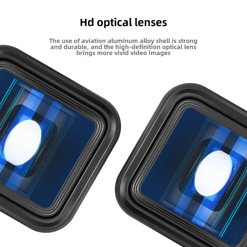 1.55X Anamorphic Movie Lens for iPhone 15/14/13 Phone Microscope Lens Telephoto Lens
