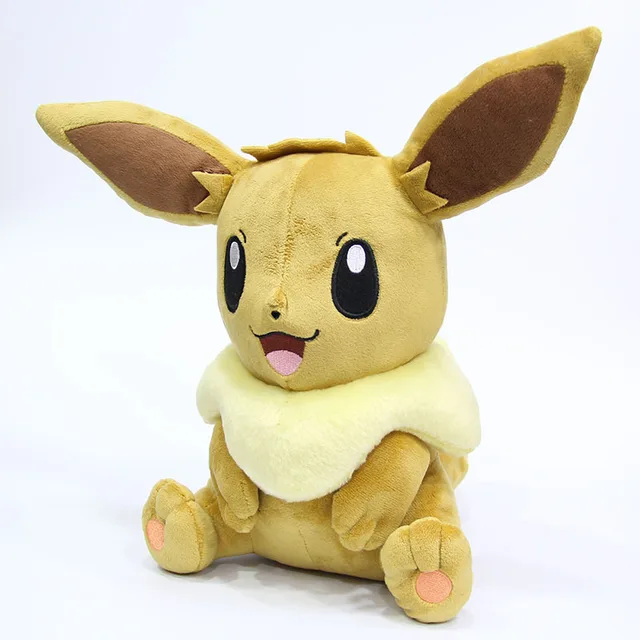 30cm Pokemon Eevee Plush Toys Cartoon Cute Anime Elf Plush Doll Soft Stuffed Kawaii Eevee Pillow Birthday Gift For Boys Girls 4