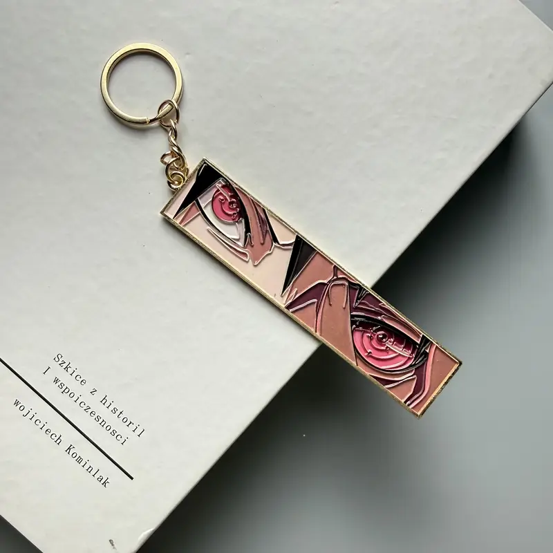 Anime Metal Hollow Out Keychains Bookmark Cute Jet Manga Fashion Bag Key Tag Jewelry Accessory Key Ring Holder Gift Anime - Image 11