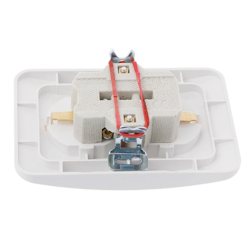 220V/16A 118X80Mm Eu Double Ground Socket Household Industrial Power Outlet 220V/16A 118X80Mm Eu Double Ground Socket Household Industrial Power Outlet