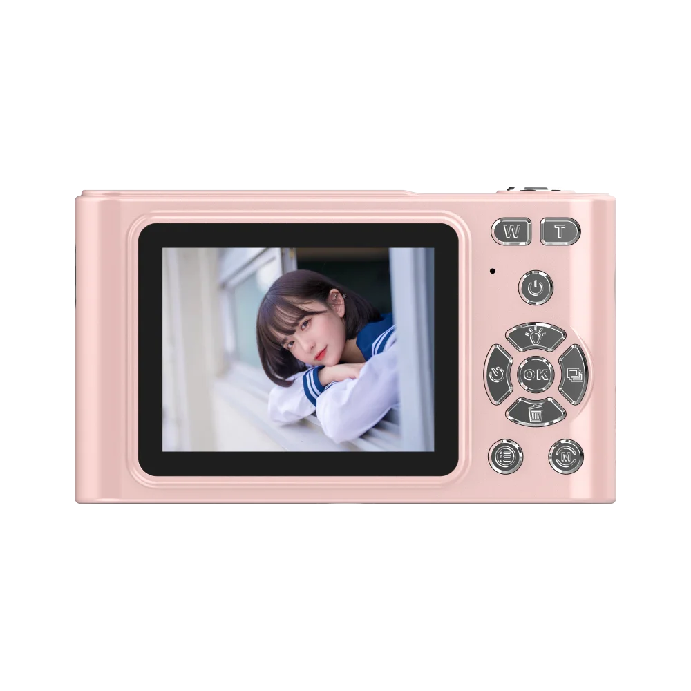 4K 해상도 디지털 카메라 48MP 스틸 사진 16배 디지털 줌 2.4인치 화면 얼굴 인식 및 자동 모드 탑재