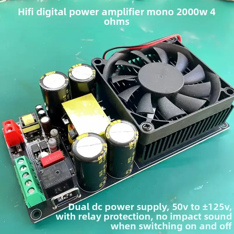 HIFI Fever 고출력 디지털 파워 앰프 모노 2000W 울트라 IRS2092S 스테이지 파워 앰프 보드 서브우퍼