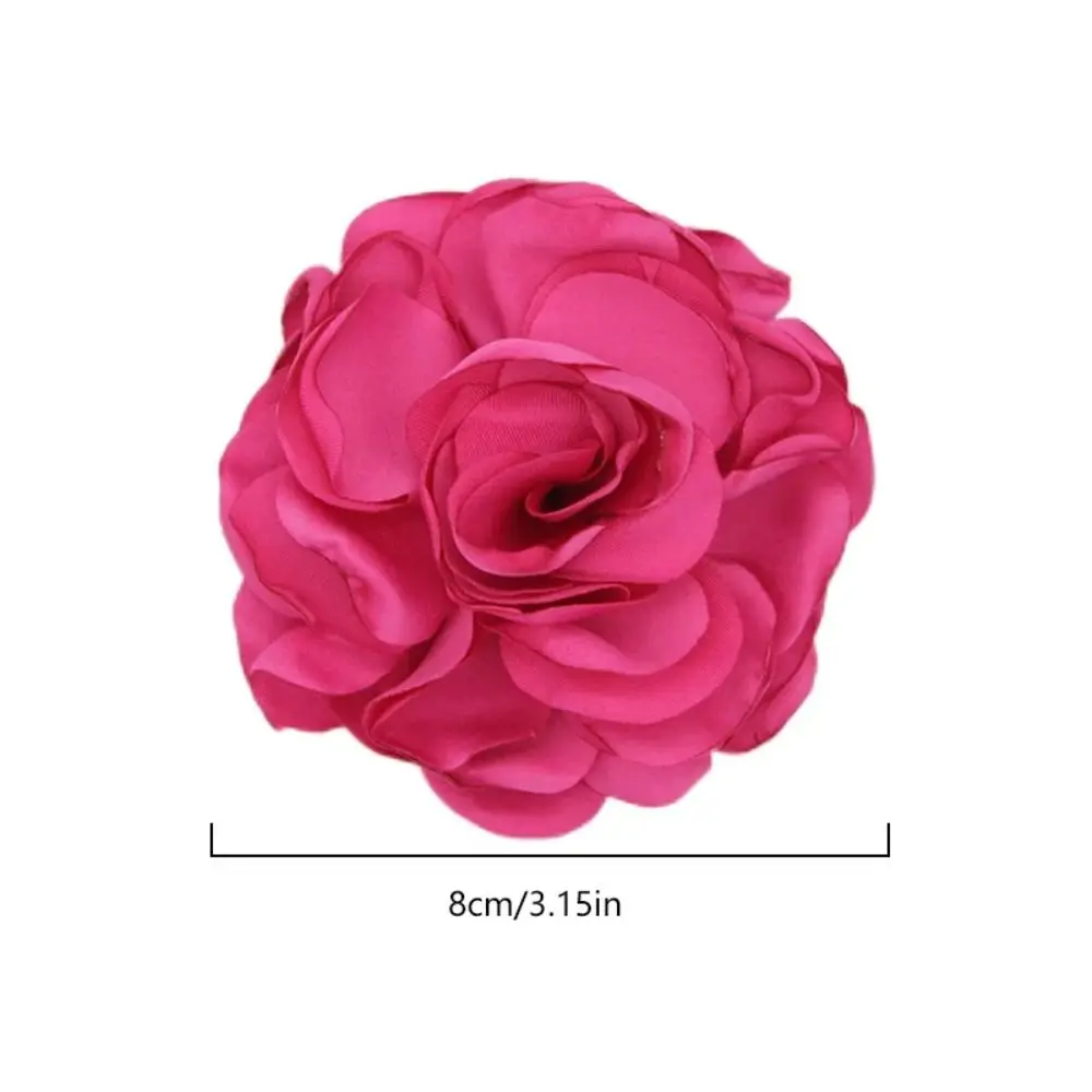 Cloth Rose Flower Brooch Fashion Jewelry for Women