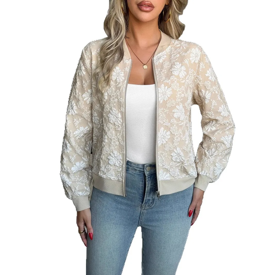 جديد خريف 2025 سترات جاكار غير رسمية للنساء فضفاضة...