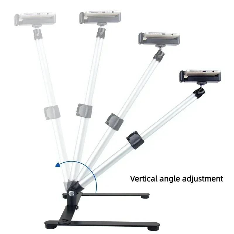 Desktop Tripod Manual Measurement Deviation Flexible Light Brightness Adjustable Gooseneck Solid Aluminum Alloy