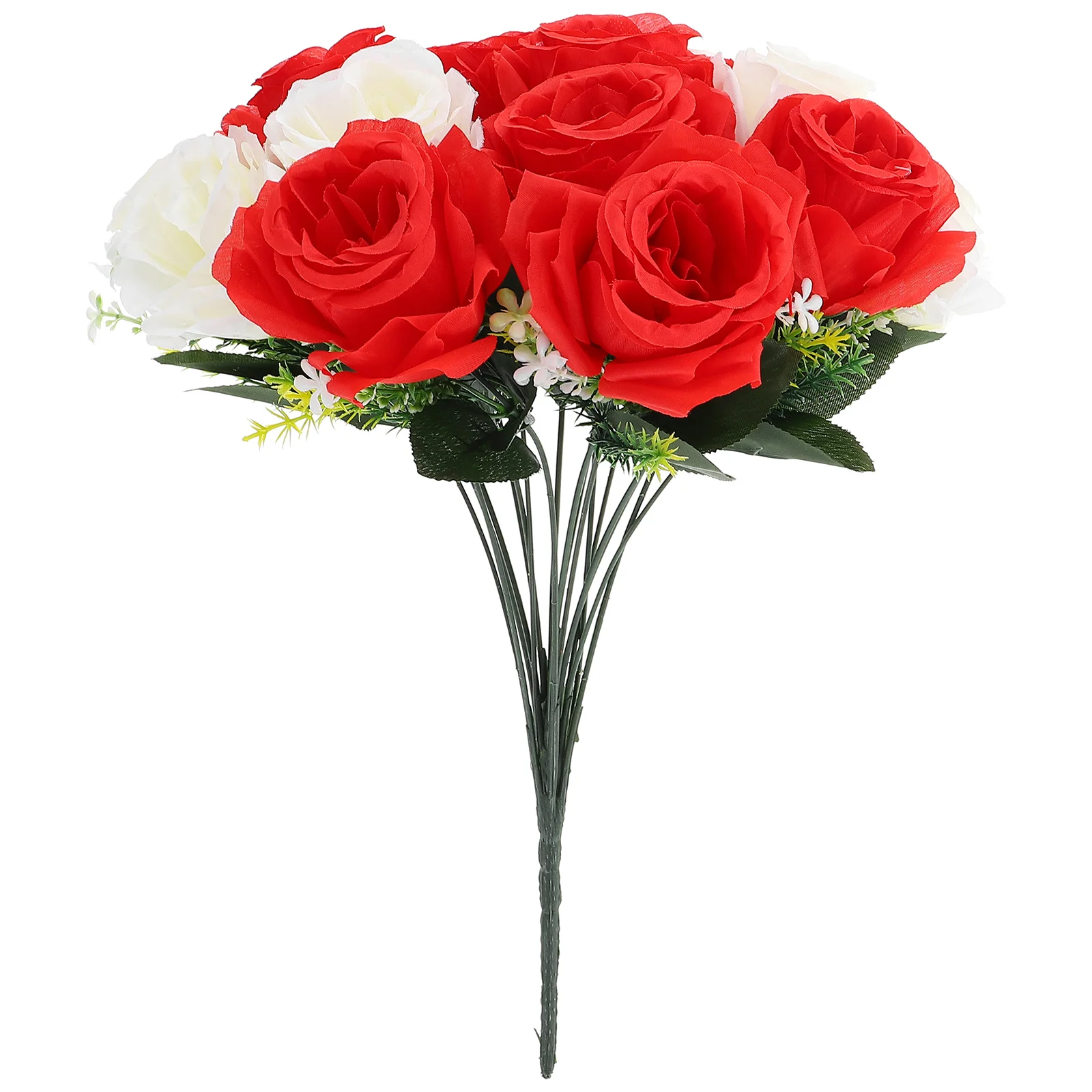 

Grave Flowers for Cemetery Fake Roses Wedding Decorations Artificial Memorial Ceremony