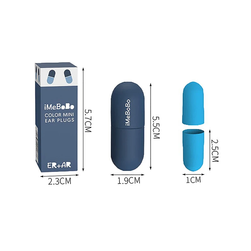Soundproof Sleeping Ear Plugs Earplugs For Sleep Special Mute Soft Slow Rebound Student Anti-Noise Protection Earplug