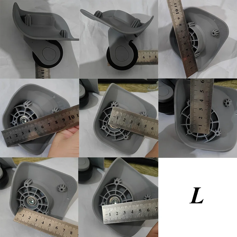 Durable Replacement Luggage Wheels for Suitcase Repair - Hand Spinner Caster with Rubber Trolley Parts