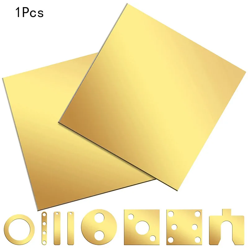Brass Sheet Plate 1pcs 100x100mm