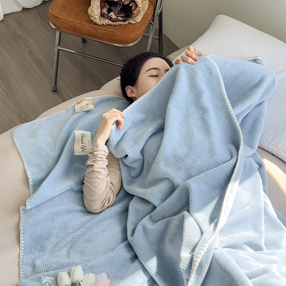 YanYangTian Autumn Winter Warm Blanket Thin Towel Blanket Sofa Cover Knee  Blanket Microfiber Blankets Solid Soft Blanket Kids - AliExpress