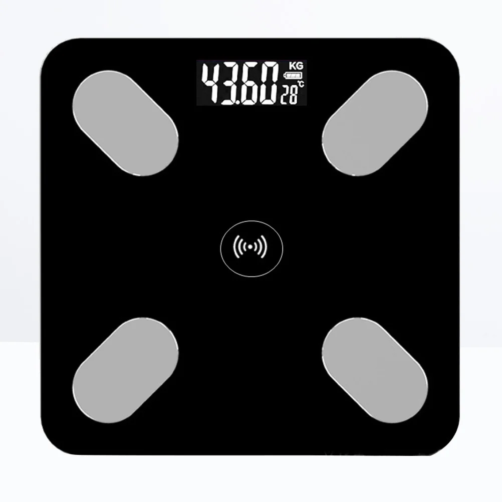 Digital Scales Weight Scale Smart Digital Scale for Home Use Black Large Display Tempered Glass Automatic On Family 5