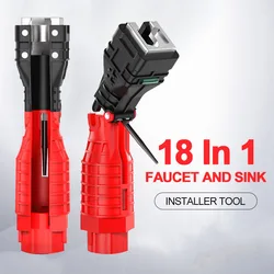 Outil d'installation de robinet et d'évier 18 en 1, clé à Tube 