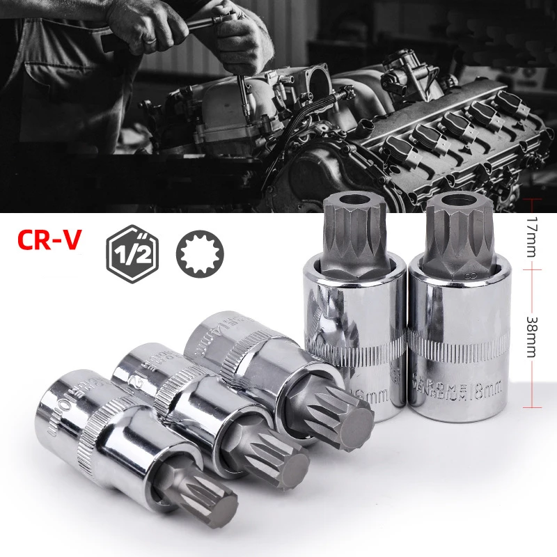 US PRO Ipact Industrial 1379 14 16 18 Spline Bit Sockets U2013 Bigaart