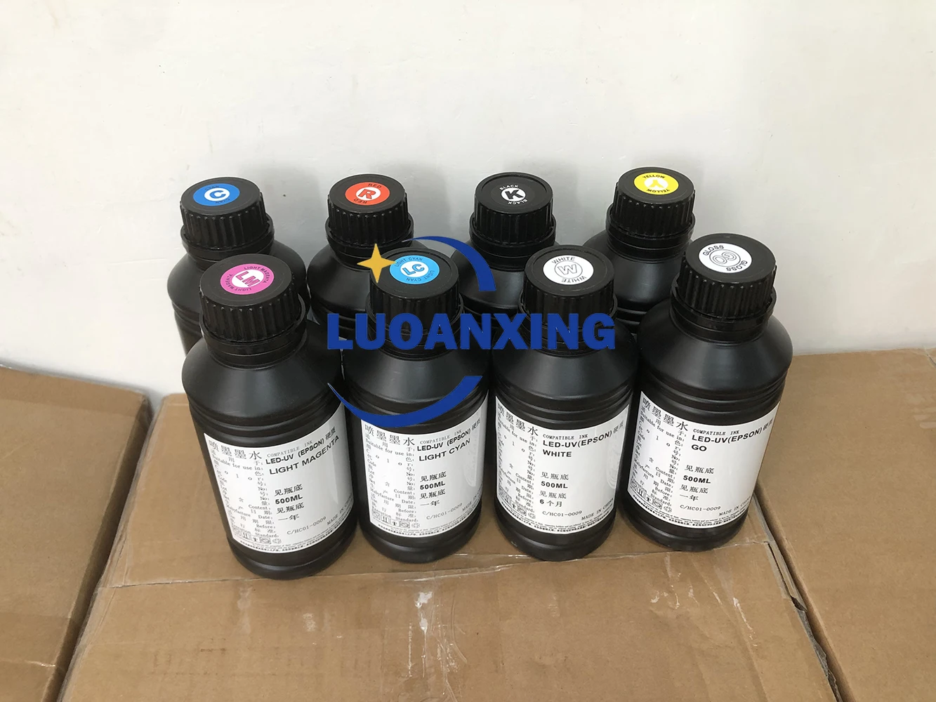 Printer UV Ink 500MLBottle LED For Epson i1600 L800 L805 L1800 I3200 R330 1390UV Printer UV Varnish Gloss DTF foil varnish