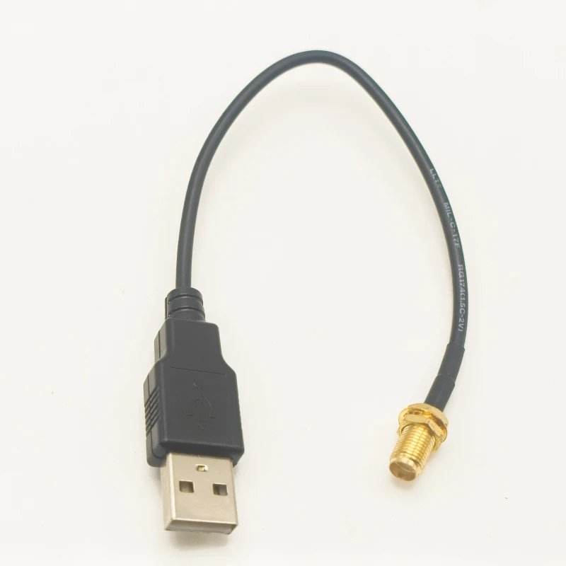 SMA female to USB Male connector RG174 cable 1pc rg174 cable connector