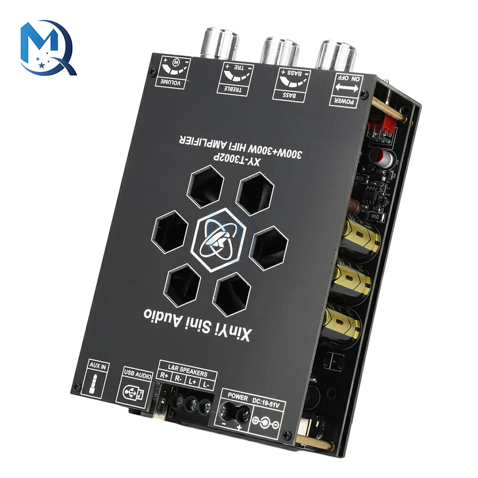 XY-T3002P 300Wx2 Bt Digital Amplifier Board Module With High And