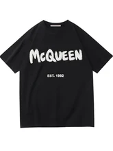  2023 Spring Summer Fashion Men/Women T-shirts Letter Printed O-Neck Short Sleeve T Shirt clothes Korean Style Top Tees Female 