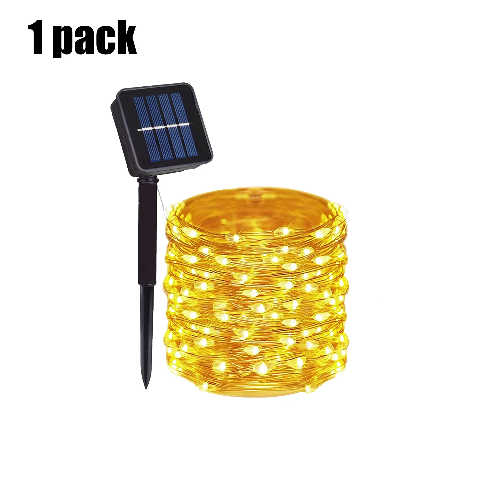 Solar-Powered Outdoor LED String Lights - Festive Decorative Fairy Garland for Garden and Holiday Decor