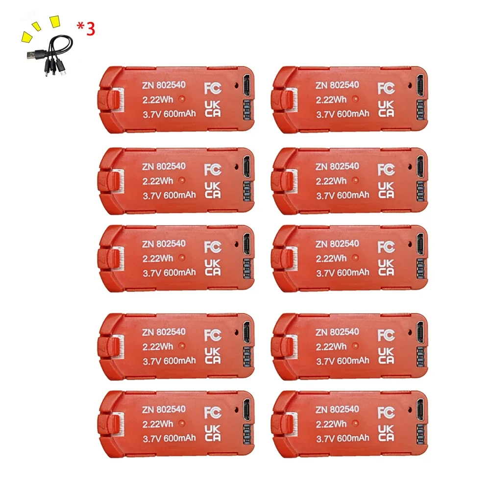 XD1 Mini Pro Drone Battery Original 3.7V 600MAh XD1 Mini Rechargeable Battery For Li-po Packs Quadcopter Accessoires