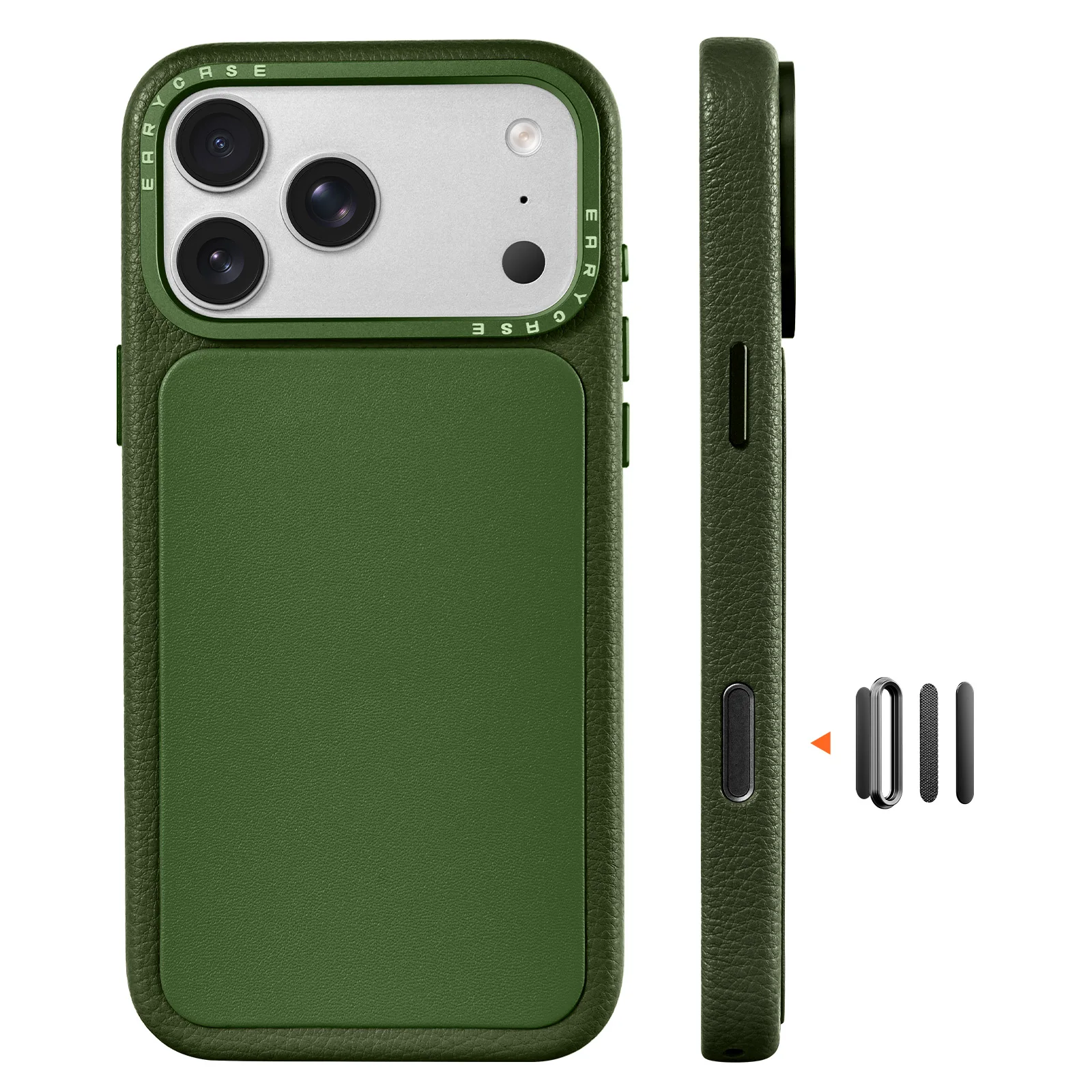 Eary Leather Shockproof Phone Case with Camera Protection Cover
