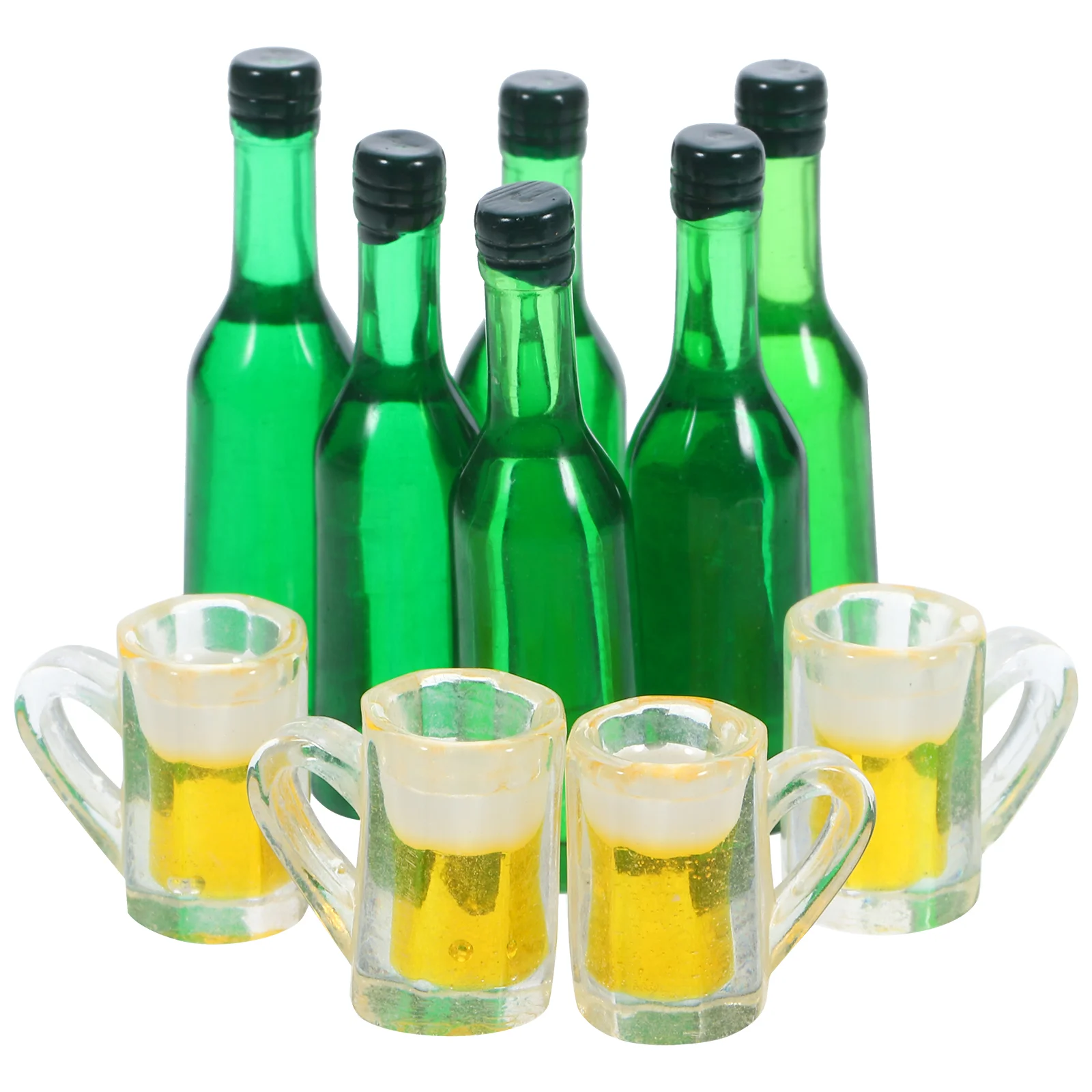 

Miniature Food and Play Beer Mug Desktop Mugs Adorable Tiny House Cup Decorations Model