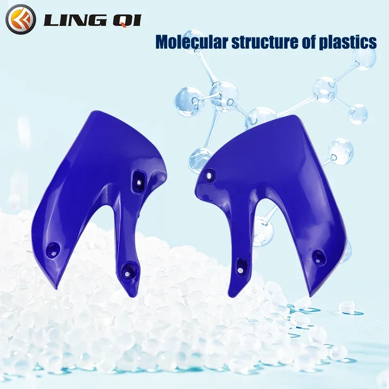 LINGQI RACING Motorcycle KLX 110 Plastic Front Side Fender Panel For KLX110 2013 Dirt Pit Bike Motocross Accessories motorcycle accessories,motorcycle fairing