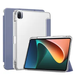 Magnetic Smart Tablet Cover with Pencil Holder for MiPad 6 Pro 11in (Lavender)