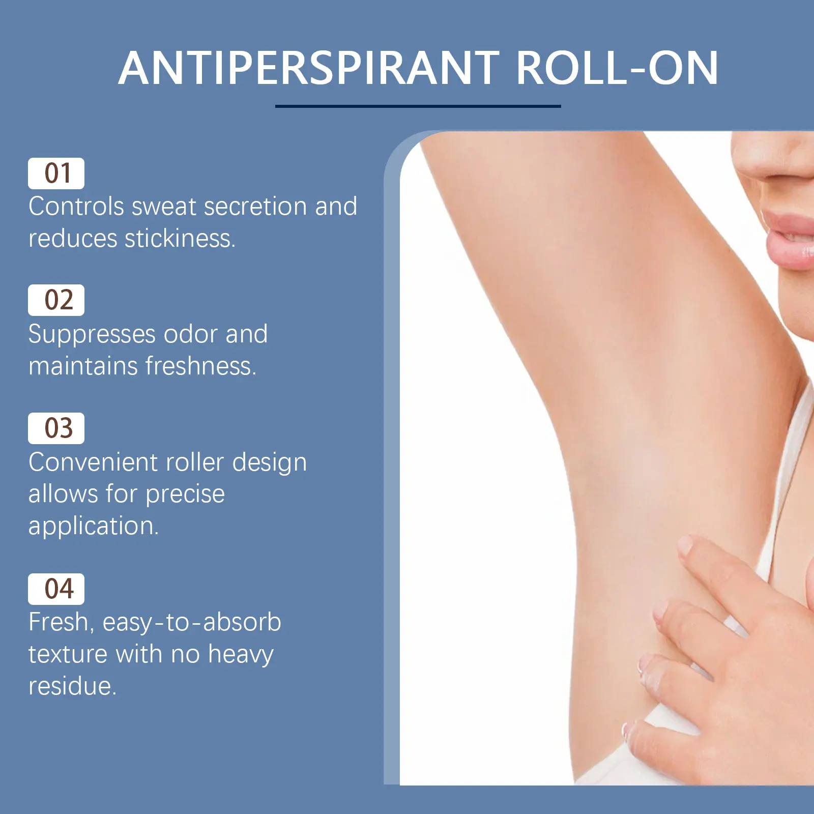 Antitranspirant Roll-on Deodorant Für Effektiven Achselschutz_voghion.com