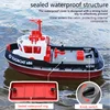 Remote Control Tugboat Electric Boat Water Toy 1/72 Charging Electric Simulation Remote Control Cargo Ship Boy Girl Model Toy 4