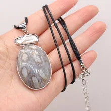 

Natural Shells White Shell Alloy Egg Pendant Necklace For Jewelry Making DIY Necklace Accessories Charm Wedding Gift Party Decor