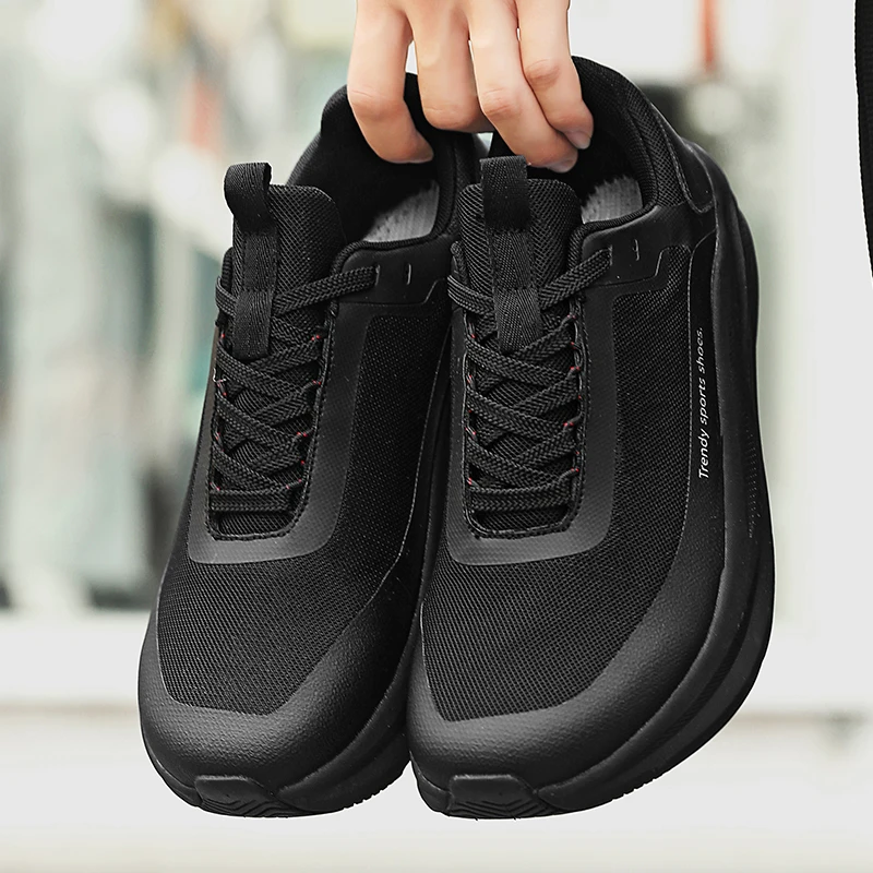 2026 Spring Men'S Fashionable And Comfortable Casual Shoes Lightweight Shock Absorbent Breathable Outdoor Sports Running Shoes 3