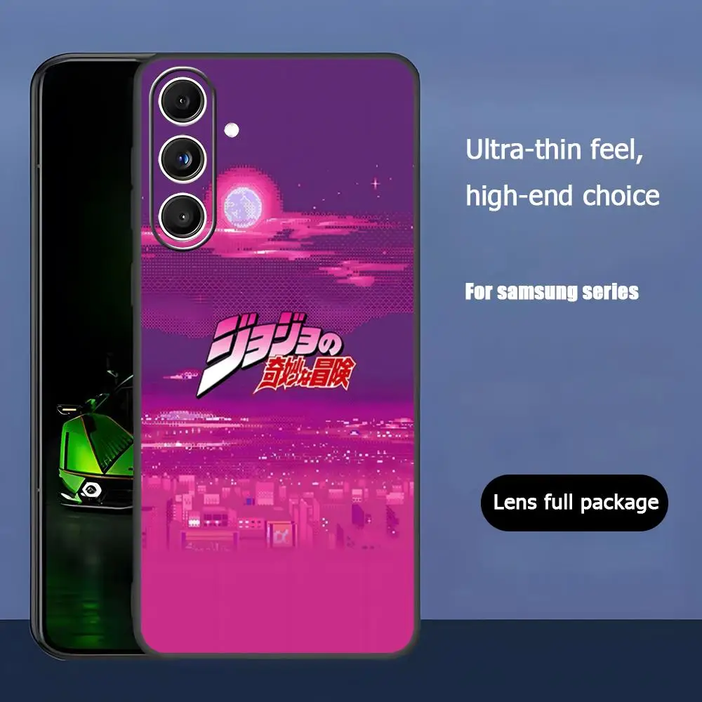 JoJo Bizarre Adventure Premium Soft Black Phone Case