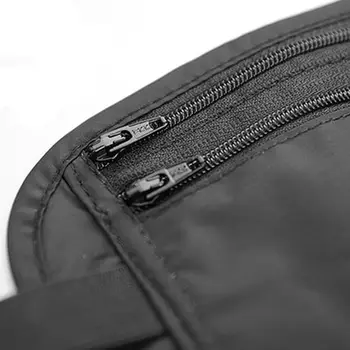 Accessorio da esterno: Marsupio segreto di sicurezza, borsa da corsa in tessuto, porta passaporto e denaro, utilità da viaggio