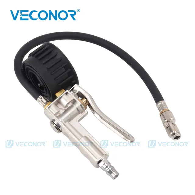 Gonfiatore Pneumatici Digitale Rhino - Manometro 0-1400 KPa, Ottone Massiccio, Per Auto E Moto - Foto 2