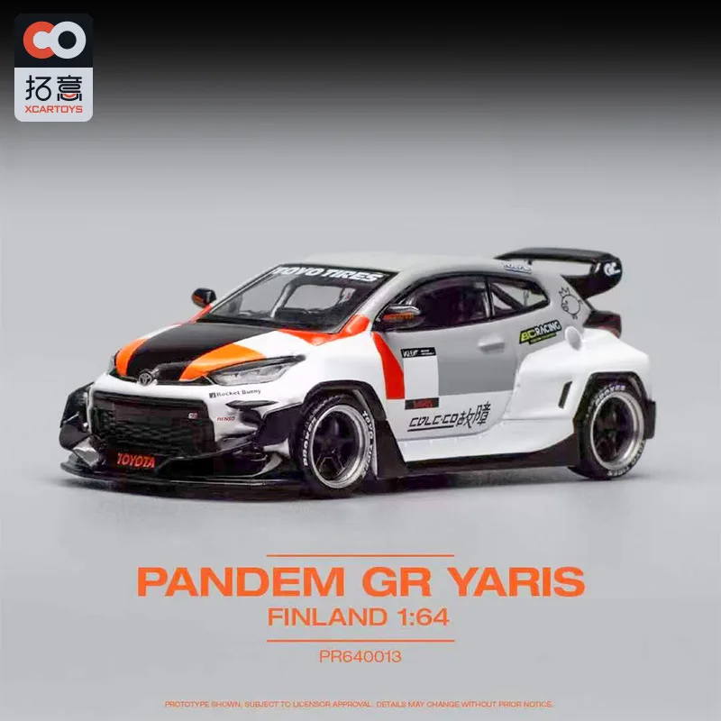 Poprace & Xcartoys 1/64 다이캐스트 모델 자동차, 스포츠 레이싱 차량 컬렉션, 미니 취미 선물 장난감, 소년 성인용
