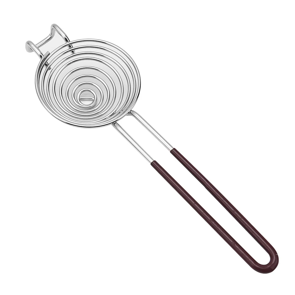 1Pc Stainless Steel Egg White Separator Eggshell Separator Egg Separator Creative Extended Handle Protein Egg White Yolk Separator Hot Pot Fishing