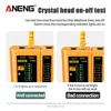ANENG M469D RJ45 Cable lan tester Network Cable Tester RJ45 RJ11 RJ12 CAT5 UTP LAN Cable Tester Networking Tool network Repair 4