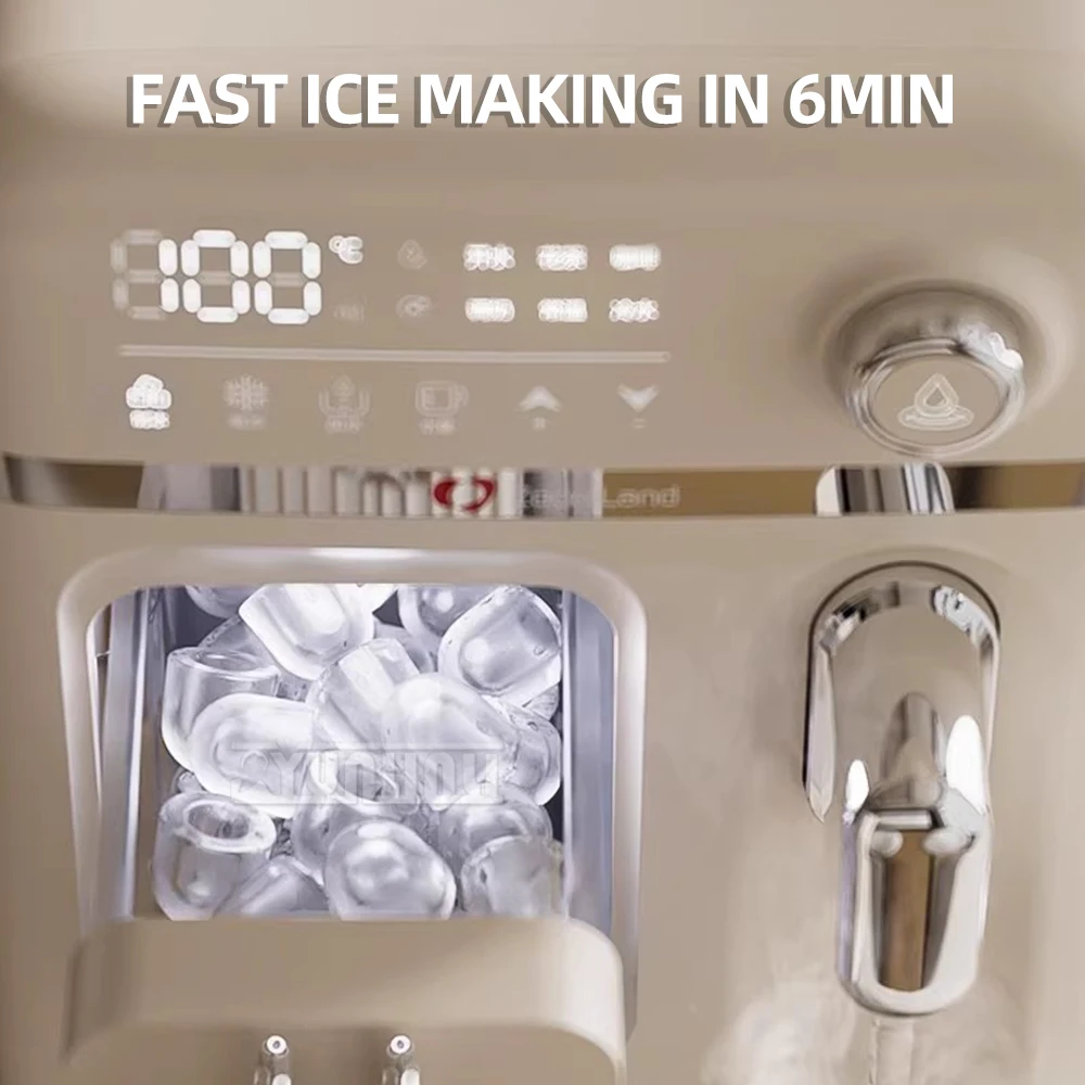 Countertop Ice Maker Hot and Cold Water Dispenser
